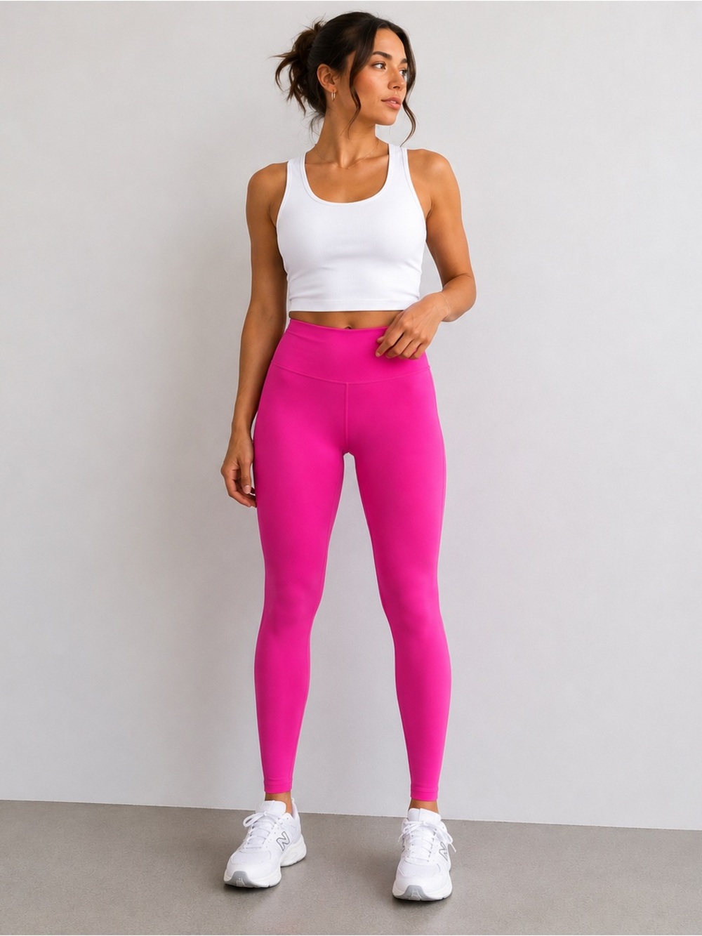 Alphalete Amplify Hot Pink High Waisted Leggings Size Small Athletic Gym Workout